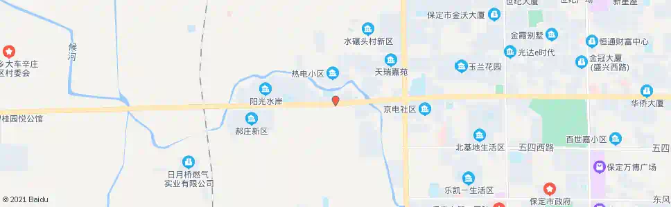 保定电厂宿舍二区_公交站地图_保定公交_妙搜公交查询2025