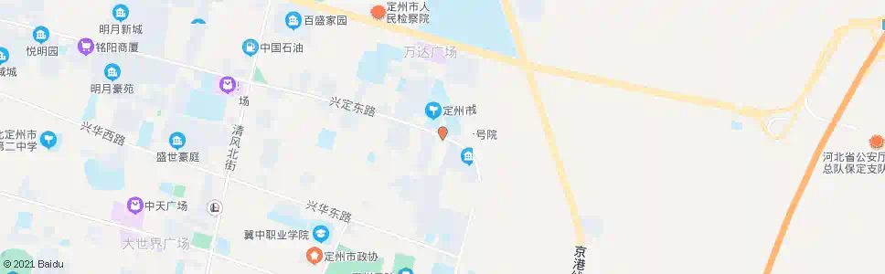 保定北环路中学_公交站地图_保定公交_妙搜公交查询2025