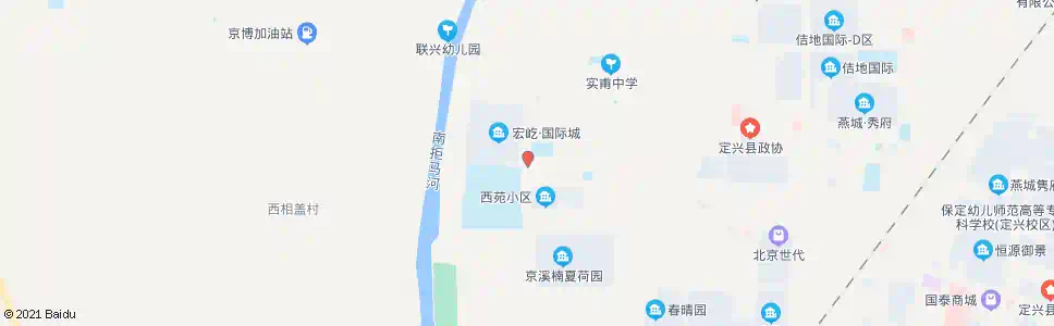 保定定兴一中_公交站地图_保定公交_妙搜公交查询2025