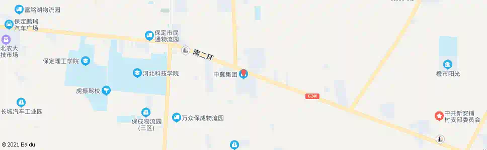 保定中冀汽贸_公交站地图_保定公交_妙搜公交查询2025