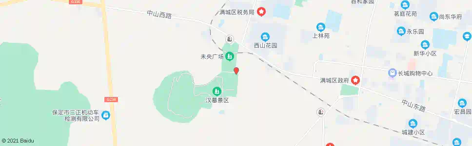 保定满城广场_公交站地图_保定公交_妙搜公交查询2025