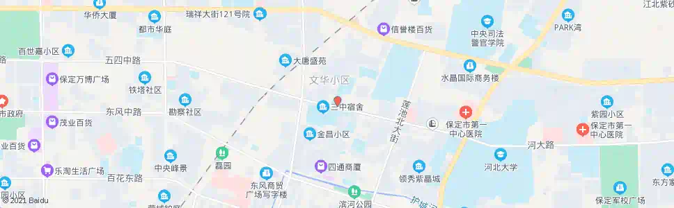 保定保定三中(河北小学)_公交站地图_保定公交_妙搜公交查询2025