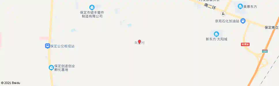 保定朱庄村_公交站地图_保定公交_妙搜公交查询2025