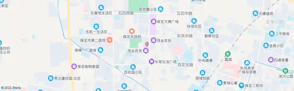 保定时代商厦_公交站地图_保定公交_妙搜公交查询2025