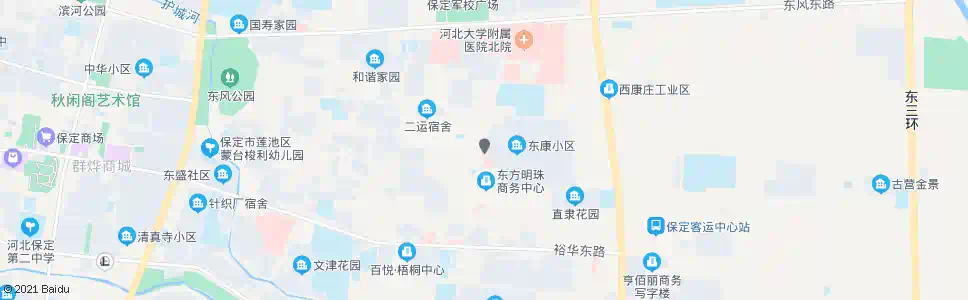 保定西康庄_公交站地图_保定公交_妙搜公交查询2025