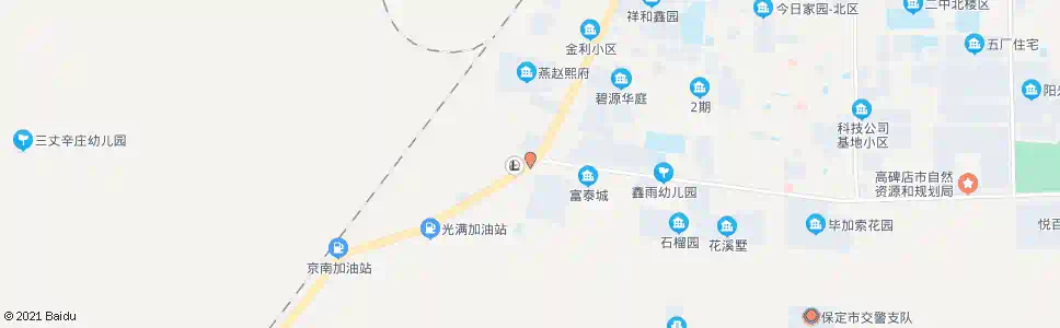 保定大白马_公交站地图_保定公交_妙搜公交查询2025