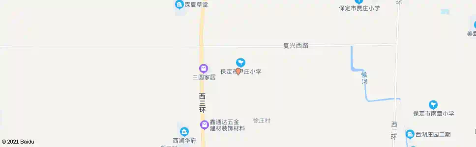 保定尹庄路口_公交站地图_保定公交_妙搜公交查询2025