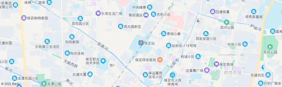 保定柳河营(南行)_公交站地图_保定公交_妙搜公交查询2025
