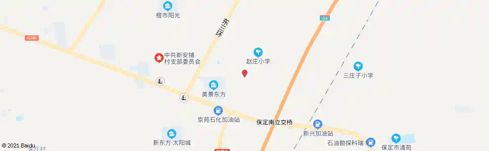 保定赵庄村_公交站地图_保定公交_妙搜公交查询2025