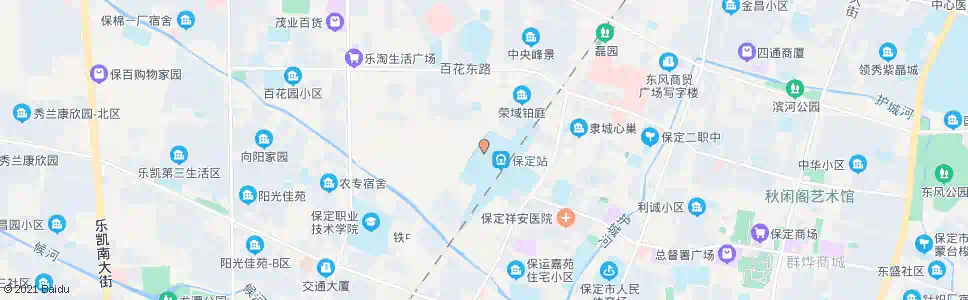 保定火车站西广场_公交站地图_保定公交_妙搜公交查询2025