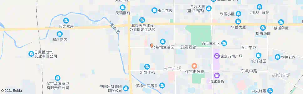 保定先锋街市场_公交站地图_保定公交_妙搜公交查询2025