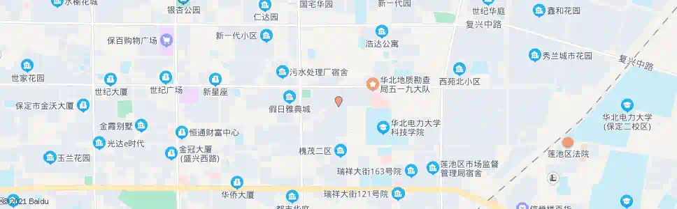 保定田野宿舍_公交站地图_保定公交_妙搜公交查询2025