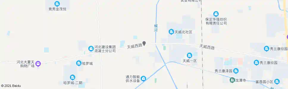 保定康庄_公交站地图_保定公交_妙搜公交查询2025