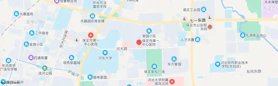 保定第一中心医院东院_公交站地图_保定公交_妙搜公交查询2025