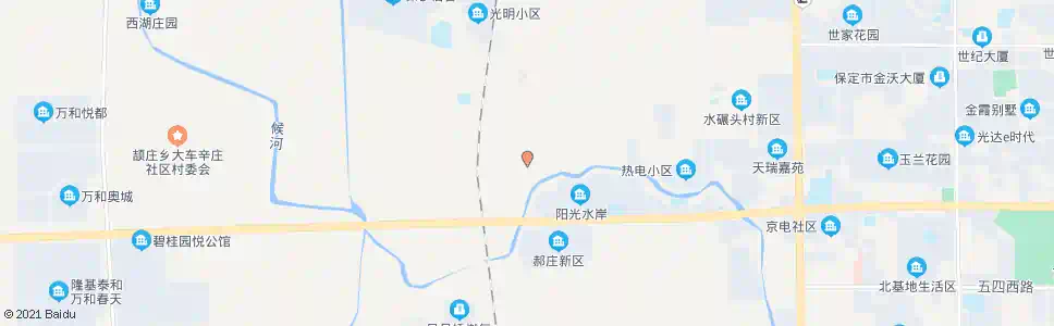 保定崔闸村南_公交站地图_保定公交_妙搜公交查询2025