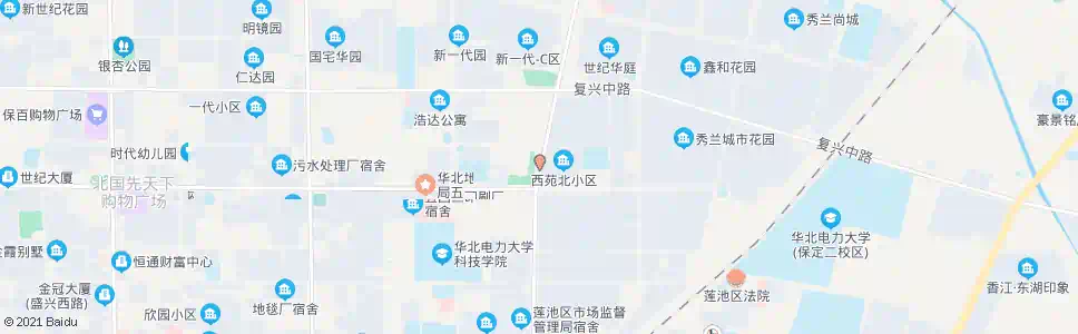 保定供水公司宿舍_公交站地图_保定公交_妙搜公交查询2025