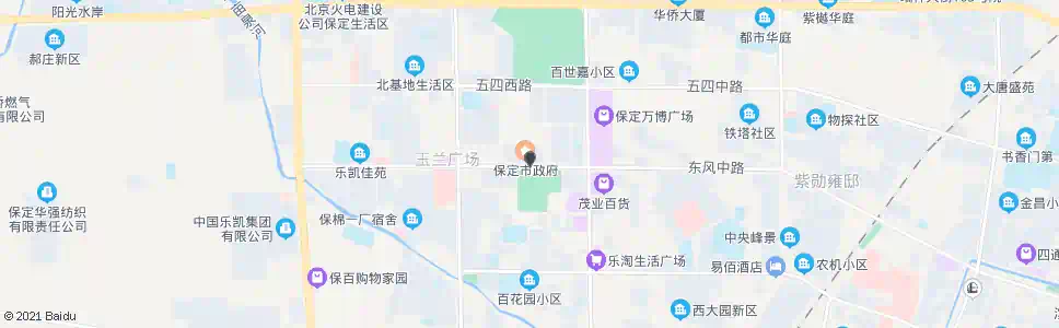 保定河图_公交站地图_保定公交_妙搜公交查询2025