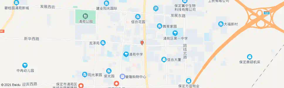保定清苑中银_公交站地图_保定公交_妙搜公交查询2025