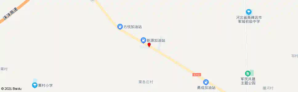 保定栗各庄_公交站地图_保定公交_妙搜公交查询2025