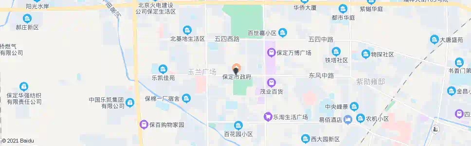 保定花园里(路口东)_公交站地图_保定公交_妙搜公交查询2025