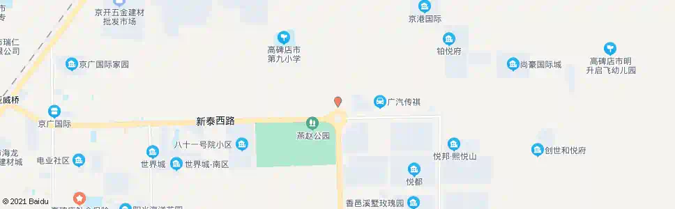 保定高碑店车管所_公交站地图_保定公交_妙搜公交查询2025