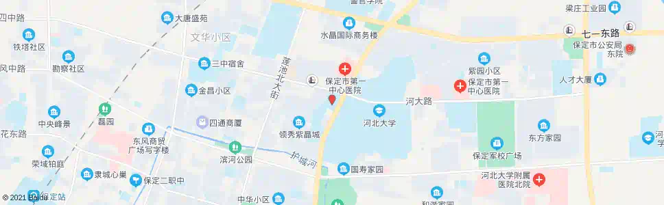 保定前卫路小学_公交站地图_保定公交_妙搜公交查询2025