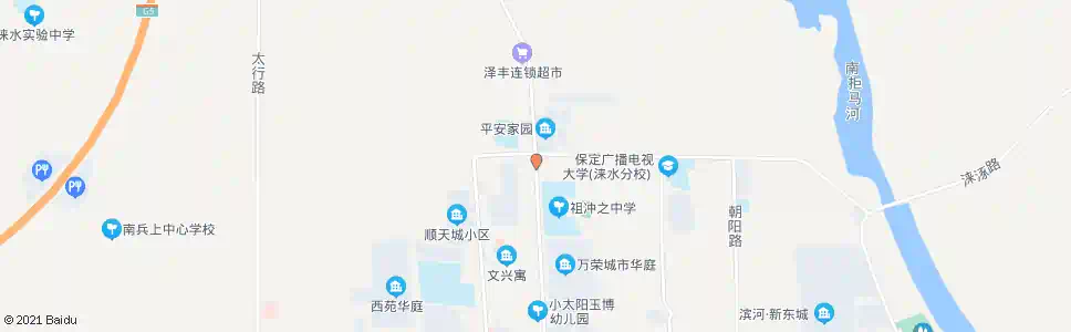 保定保野路口_公交站地图_保定公交_妙搜公交查询2025