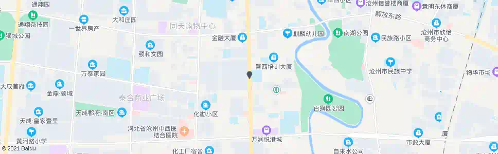 沧州艺术中心_公交站地图_沧州公交_妙搜公交查询2025