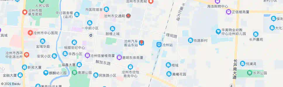 沧州汽车站_公交站地图_沧州公交_妙搜公交查询2025