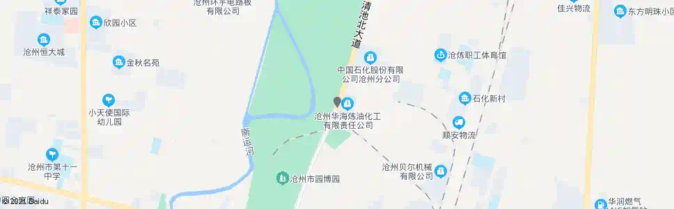 沧州北二环(清池北大道)_公交站地图_沧州公交_妙搜公交查询2025