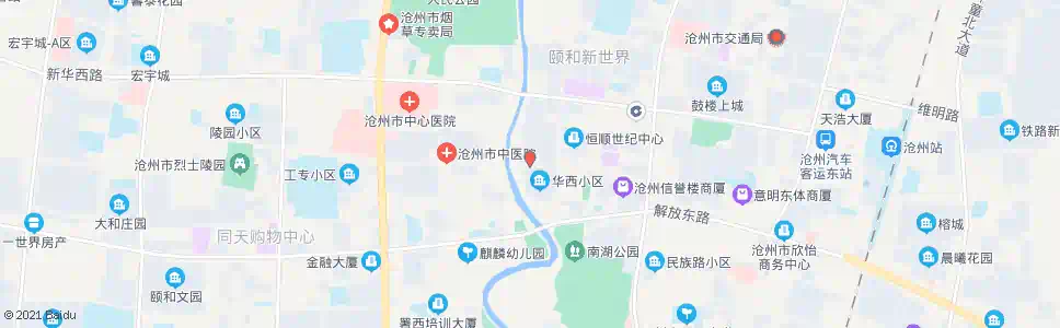 沧州彩虹桥_公交站地图_沧州公交_妙搜公交查询2025