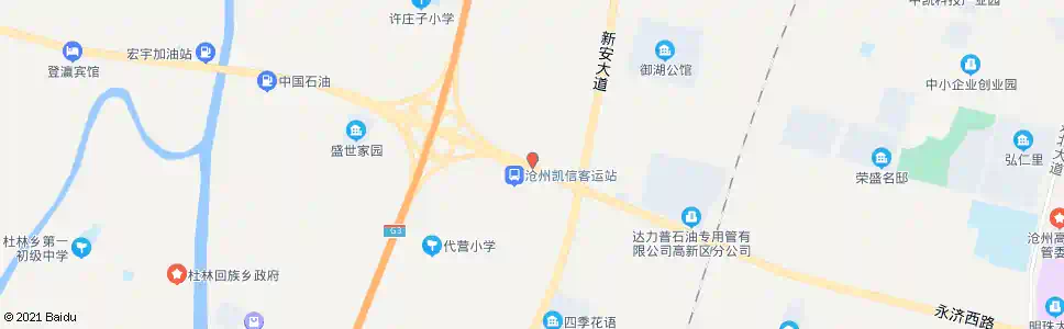沧州永济路口_公交站地图_沧州公交_妙搜公交查询2025