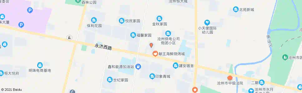 沧州隆华小区_公交站地图_沧州公交_妙搜公交查询2025