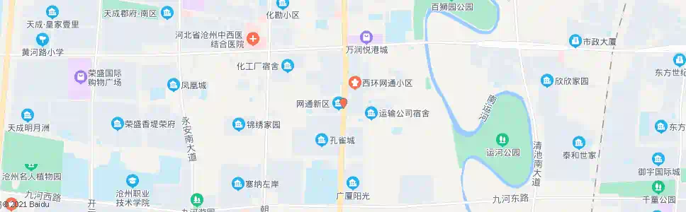 沧州浮阳大道南道口_公交站地图_沧州公交_妙搜公交查询2025