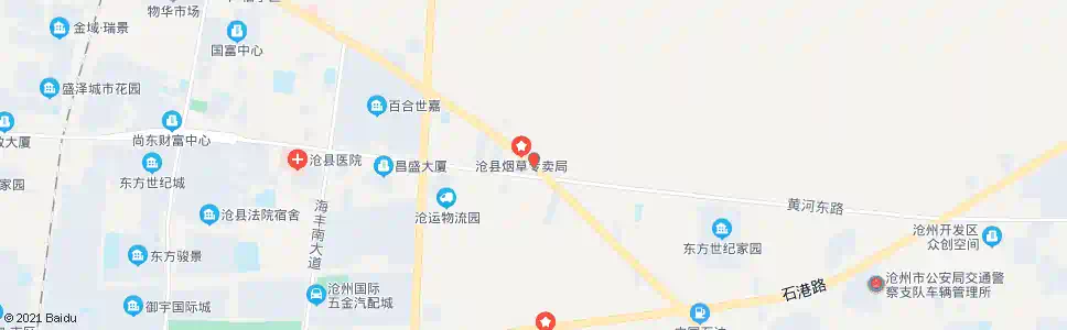 沧州黄河路口_公交站地图_沧州公交_妙搜公交查询2025