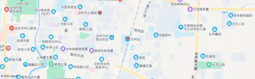 沧州新华区人大_公交站地图_沧州公交_妙搜公交查询2025