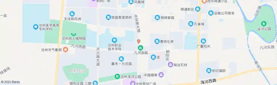沧州职业学院宿舍_公交站地图_沧州公交_妙搜公交查询2025