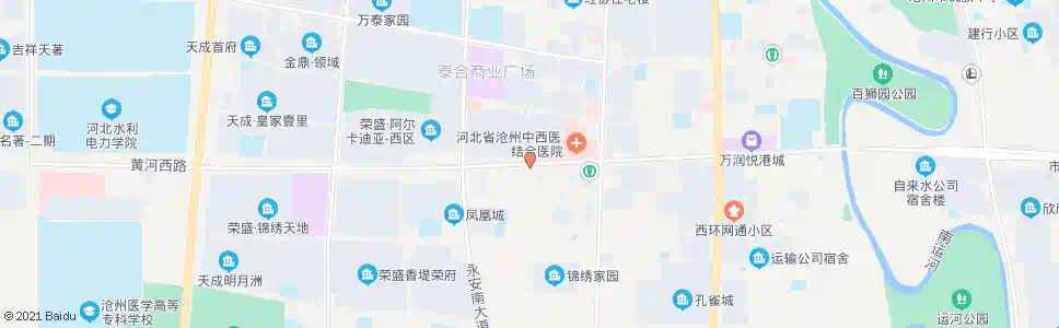 沧州师院北宿舍_公交站地图_沧州公交_妙搜公交查询2025