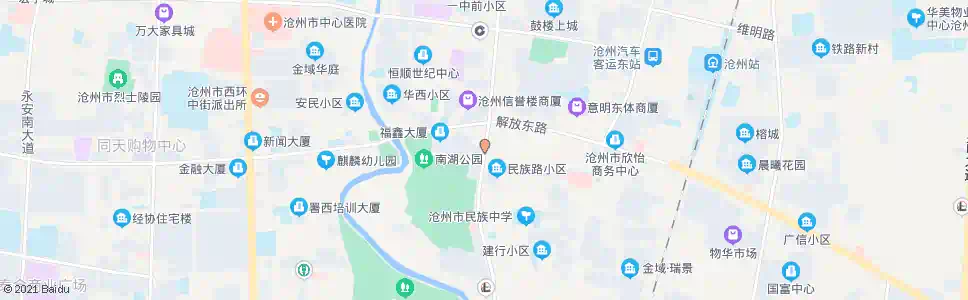 沧州十字街_公交站地图_沧州公交_妙搜公交查询2025
