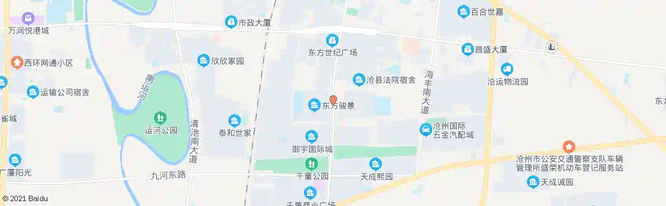 沧州王御史村_公交站地图_沧州公交_妙搜公交查询2025