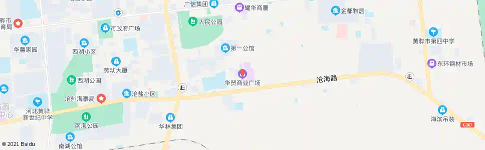 沧州华莎商场_公交站地图_沧州公交_妙搜公交查询2025
