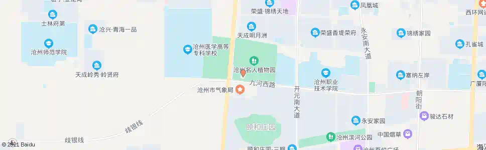 沧州名人美术馆_公交站地图_沧州公交_妙搜公交查询2025