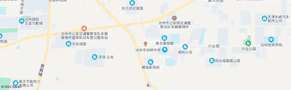 沧州开发区路口_公交站地图_沧州公交_妙搜公交查询2025