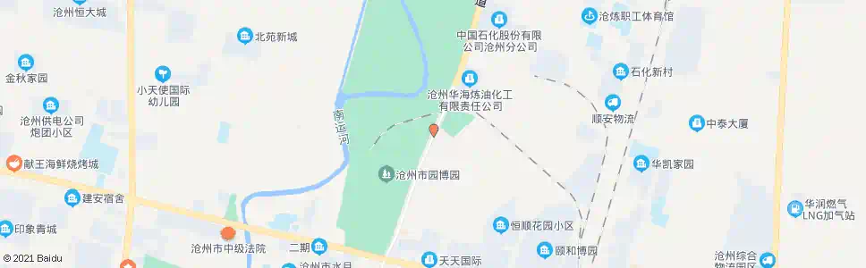 沧州北莆子_公交站地图_沧州公交_妙搜公交查询2025