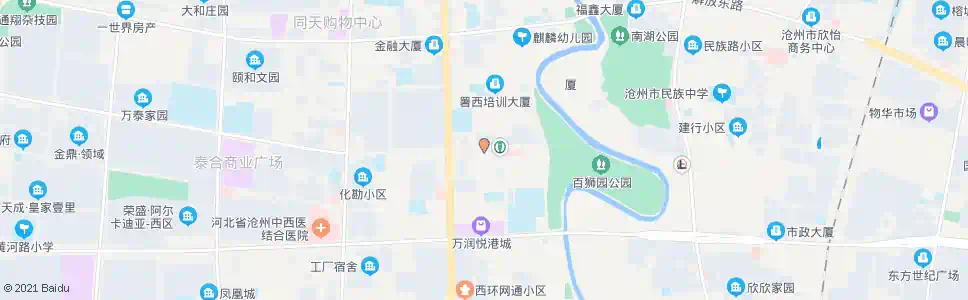 沧州金思维幼儿园_公交站地图_沧州公交_妙搜公交查询2025