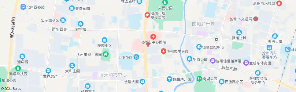 沧州眼科医院_公交站地图_沧州公交_妙搜公交查询2025