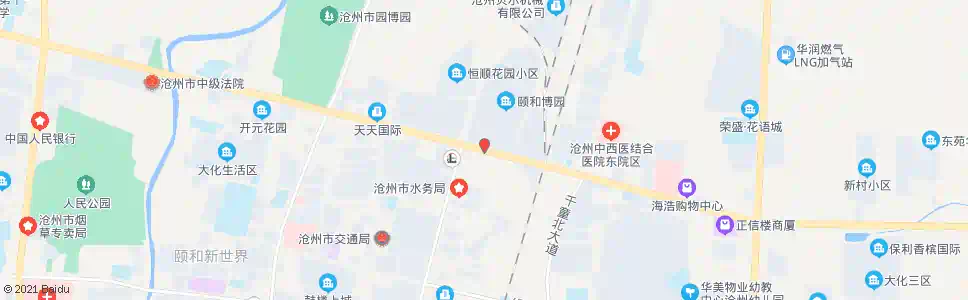 沧州三里庄_公交站地图_沧州公交_妙搜公交查询2025