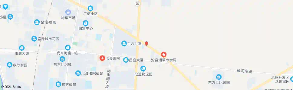 沧州小代庄_公交站地图_沧州公交_妙搜公交查询2025