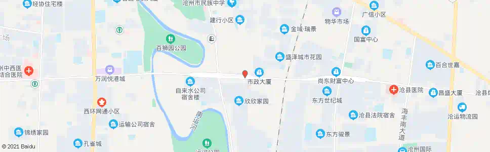 沧州欣欣家园_公交站地图_沧州公交_妙搜公交查询2025