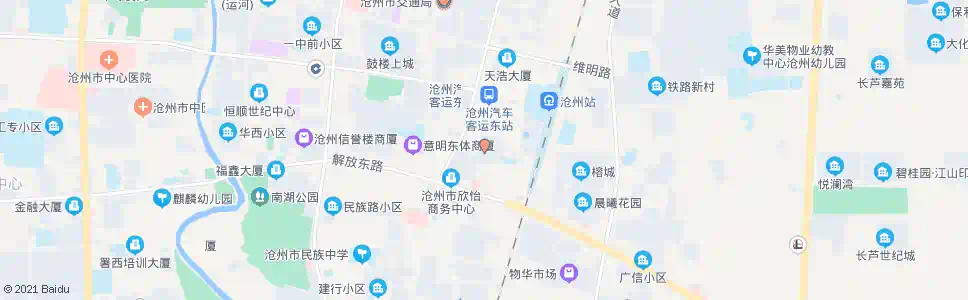 沧州批发市场_公交站地图_沧州公交_妙搜公交查询2025